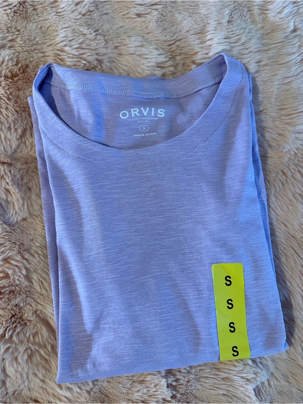Orvis Short Sleeve Purple S